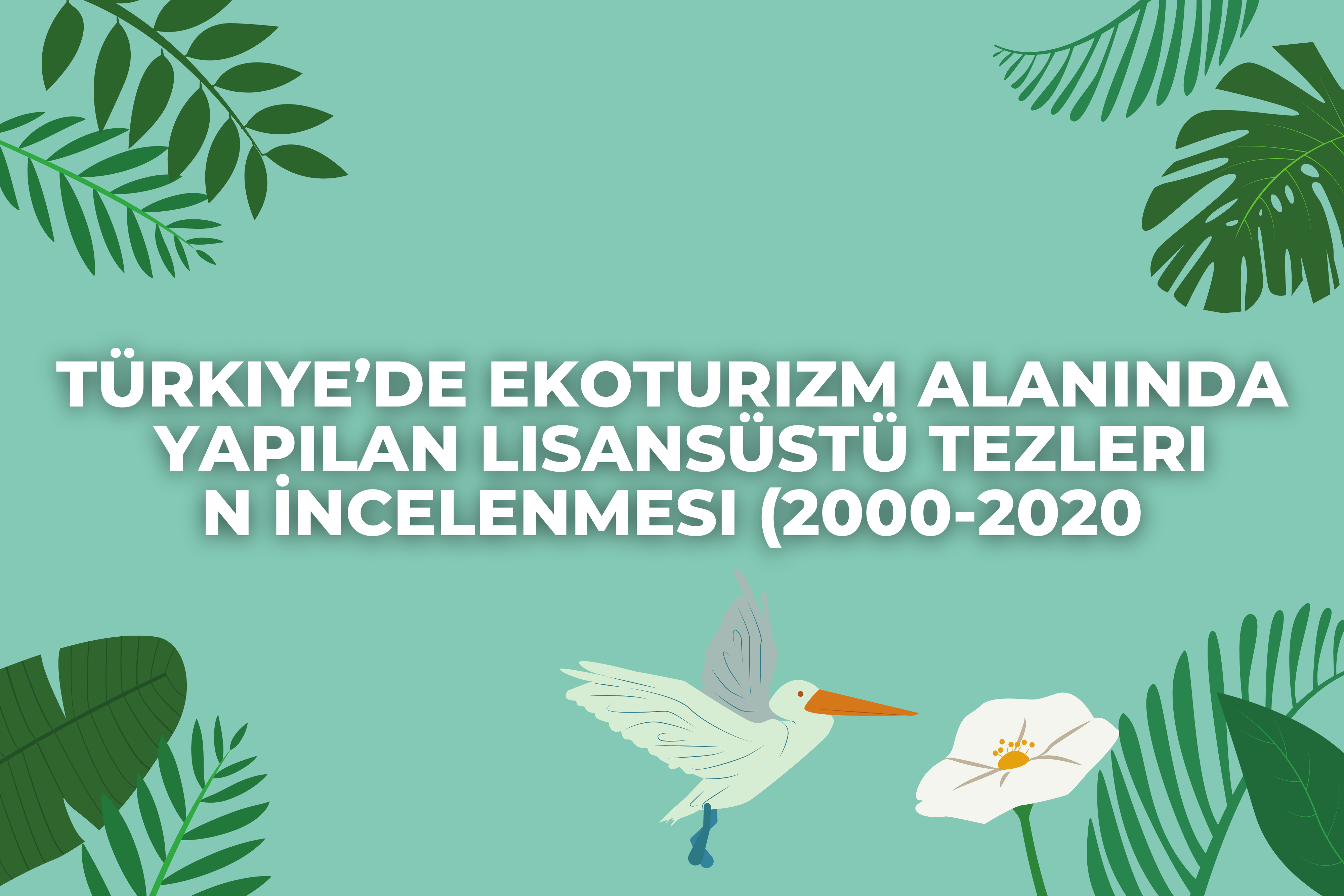 Türkiye’de Ekoturizm Alanında Yapılan Lisansüstü Tezlerin İncelenmesi (2000-2020)